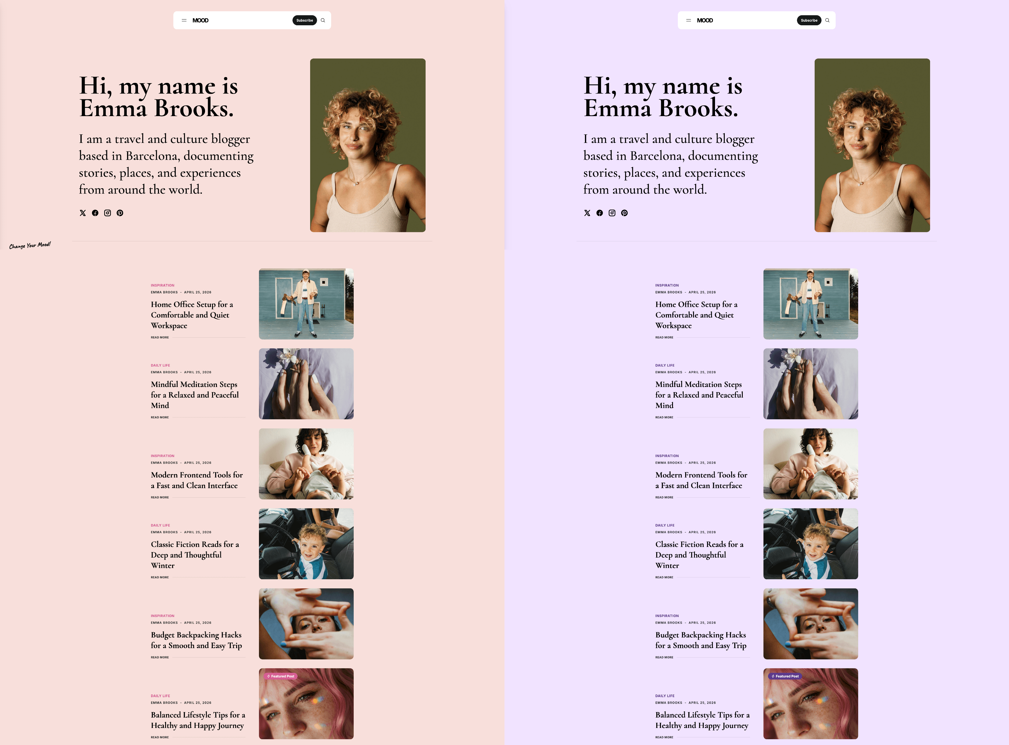Mood - Blog Ghost Theme